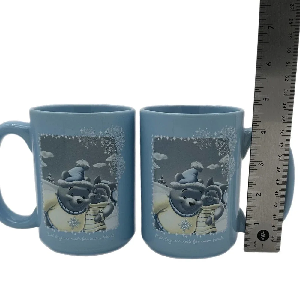 Vintage Mug Set Winnie the Pooh Friendship Winnie the Pooh Mug Hot Cocoa Mugs - Picture 5 of 7